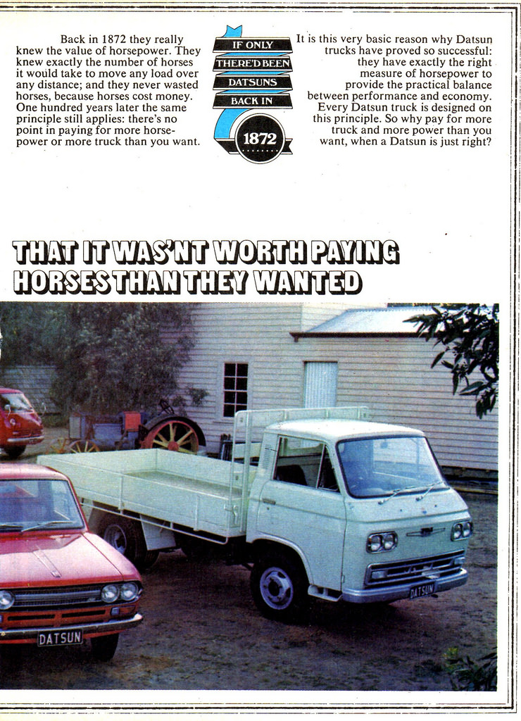 1972 Datsun Commercials Page 2